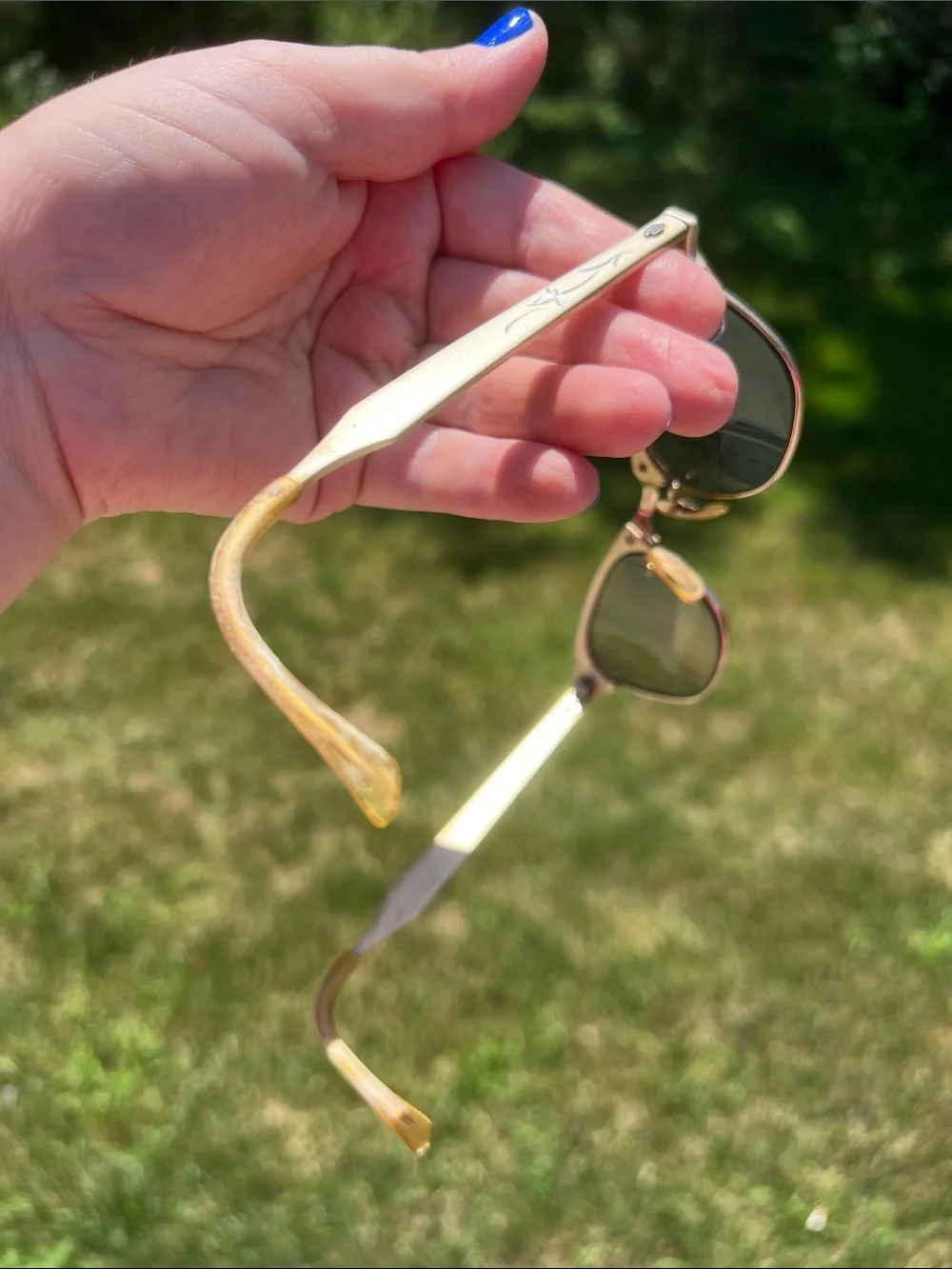 Vintage Artcraft Gold Filled and Aluminum Cat Eye Glasses